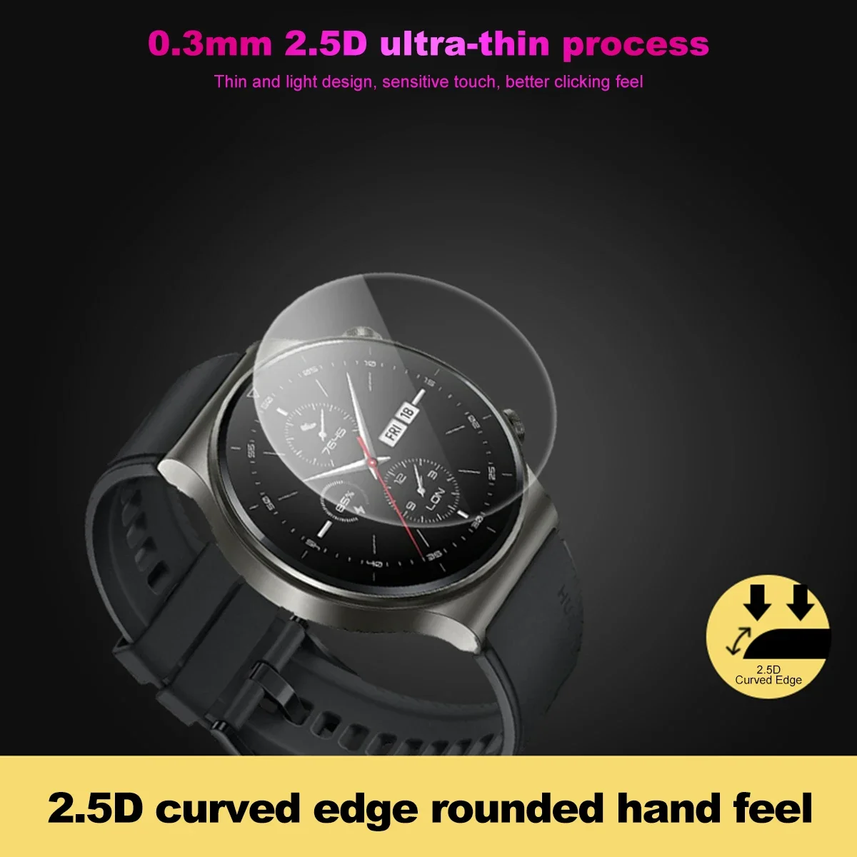 1/5Pcs Hardness Tempered Glass For Huawei Watch GT 4 Screen Protector 41mm 46mm Case-friendly Protective Film for GT4 GT 4