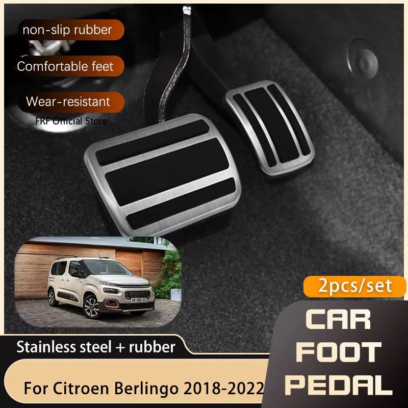 Car Pedals For Peugeot Partner Rifter Citroen Berlingo Opel Combo Vauxhall Combo Toyota ProAce City Gas Brake No Drilling Pedal