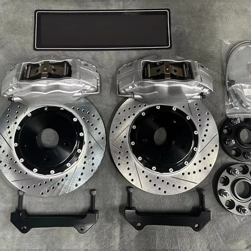 Car 4Piston Brake Kit with Electric Hand Brake Caliper for  Spark Captiva Mustang 2008 Landcruiser Lc200 Brake Caliper