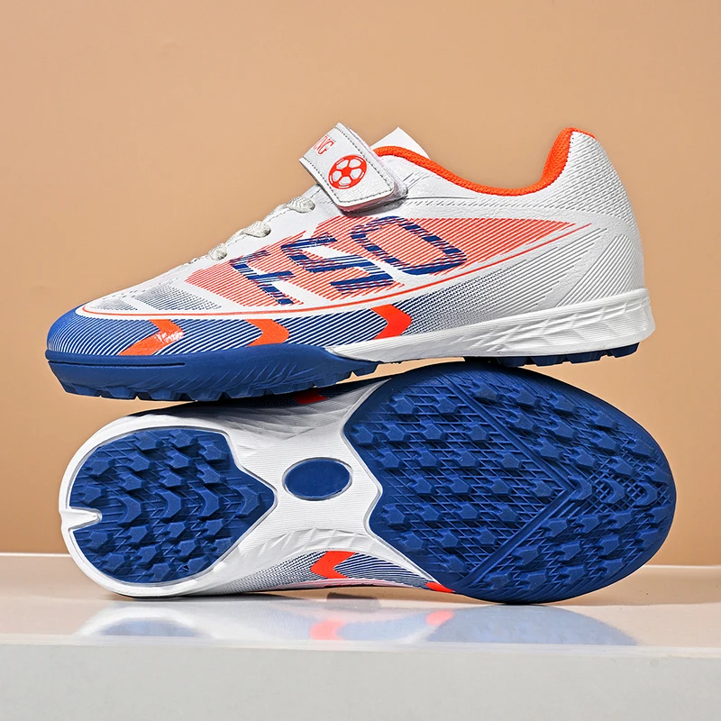

Kids Soccer Shoes School Football Boots Professional Cleats Grass Training Sport Footwear Boys Outdoor Futsal Soocer Boots 30-38