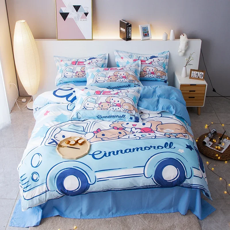 Imagem -03 - Sanrio Cinnamorolls Animação Derivados Bedding Sets Full Queen King Size Quilt Austrália Europa e Eua