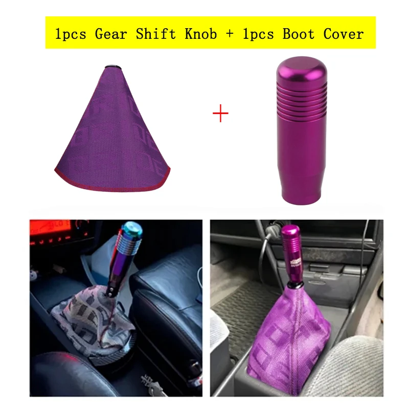 JDM BRIDE High Quality Fabric Gear Shift Knob Boot Cover Manual Transmission 8.5cm Gear Shift Knob Stick