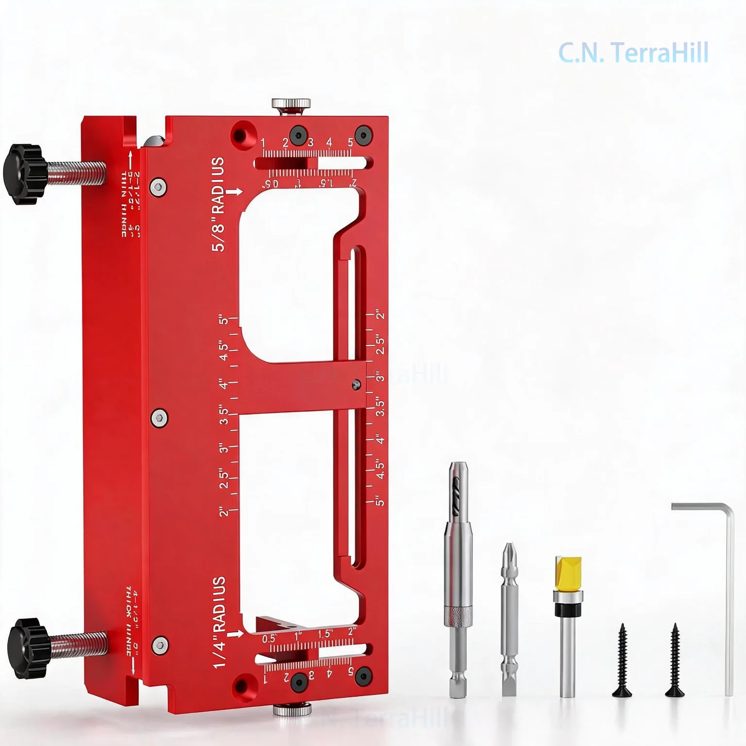 Woodworking Templates - Aluminum Alloy Hinge Door Lock Hole
