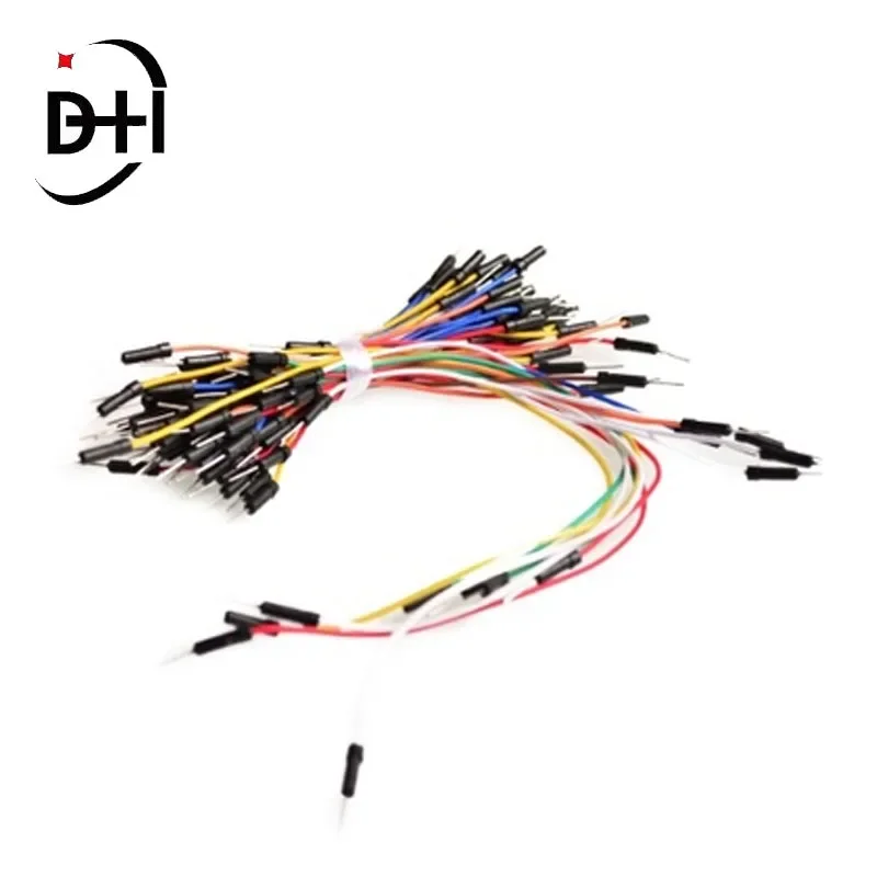 65pcs/Lot New Solderless Flexible Breadboard Jumper Wires Cables Bread Plate Line