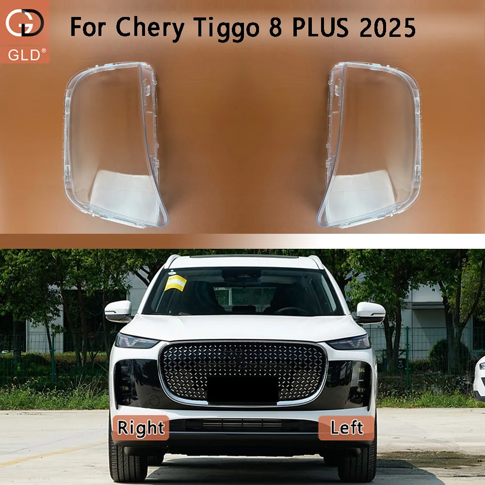 

Auto Fog Lamp Light Case For Chery Tiggo 8 PLUS 2025 Car Front Foglight Lens Cover Lampshade Glass Lampcover Caps Foglamp Shell