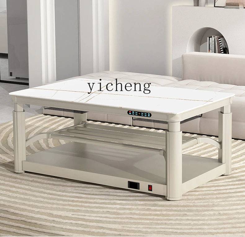 Mesa calefactora eléctrica TQH, mesa calefactora, estufa para asar, mesa de té, se puede levantar y bajar en un solo cuerpo, nuevo hogar