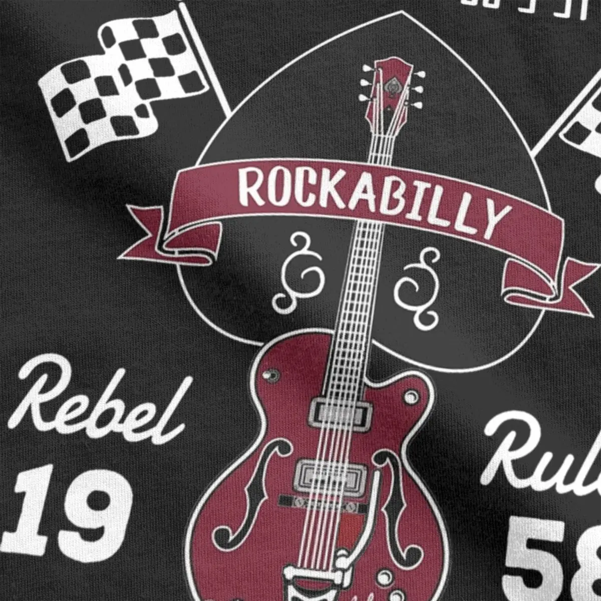 Summer Men Rockabilly 1950s Vintage Rockers T Shirts Apparel Cafe Racer Retro Motorcyle Rider Cotton T-shirt