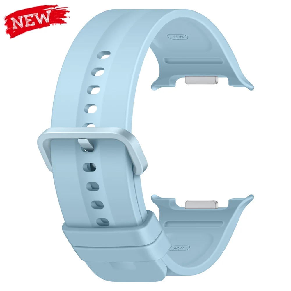 Offizielles Silikonarmband für Samsung Galaxy Watch 9 8 40 mm 44 mm Sportarmband Correa Armband Galaxy Watch8 Classic 46 mm Zubehör
