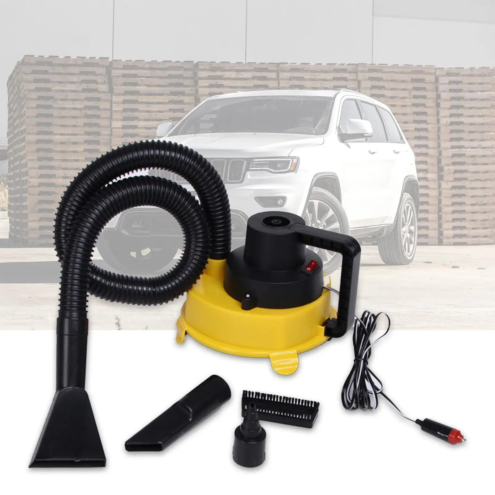 Car Vacuum Cleaner Wet Dry Vacuum Cleaner Lightweight Washable Dust Vacuum Cleaner Auto Vacuum for Vehicle RV Camper Boat