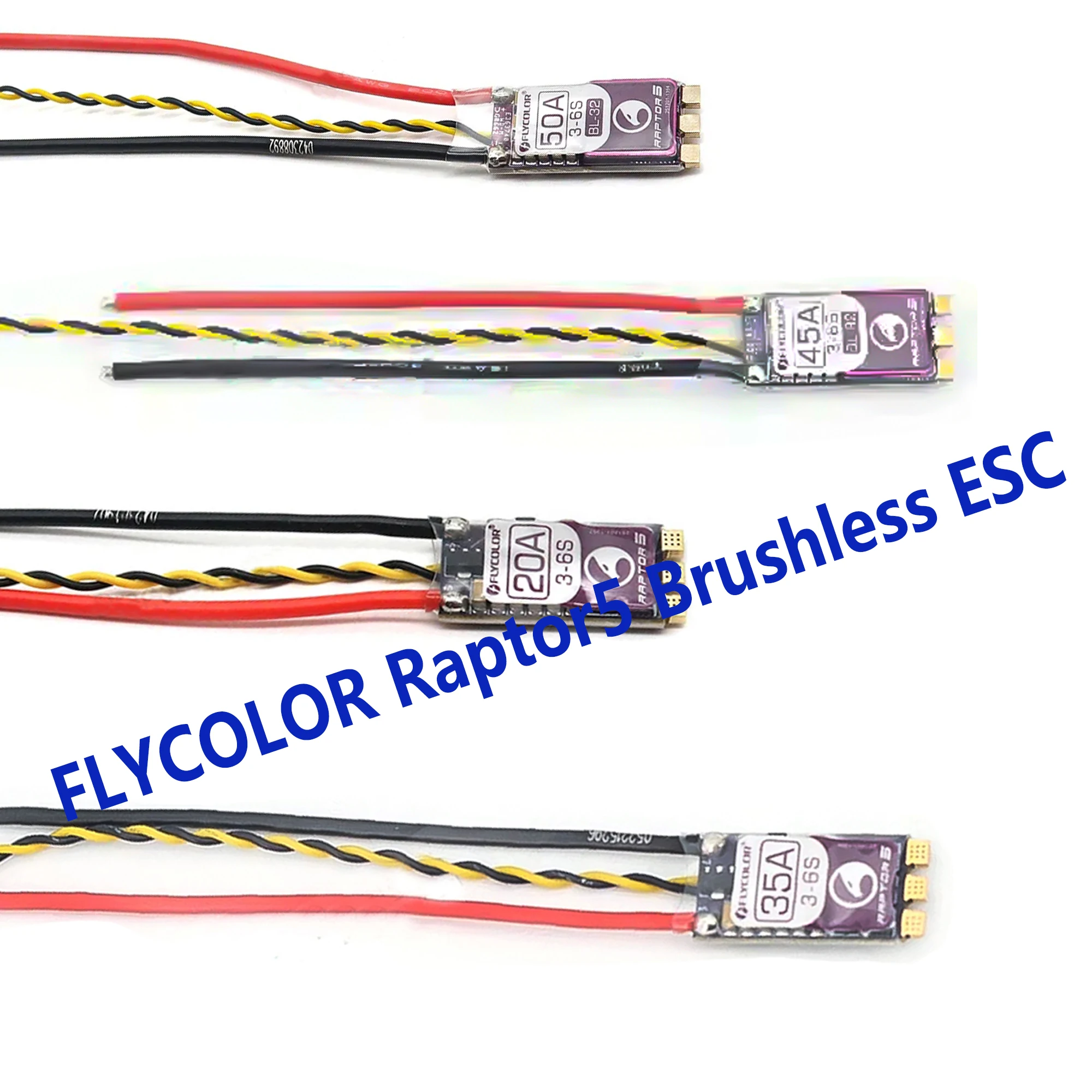 

Бесщеточный ESC 3-6S FLYCOLOR Raptor5 ESC для гоночных дронов FPV