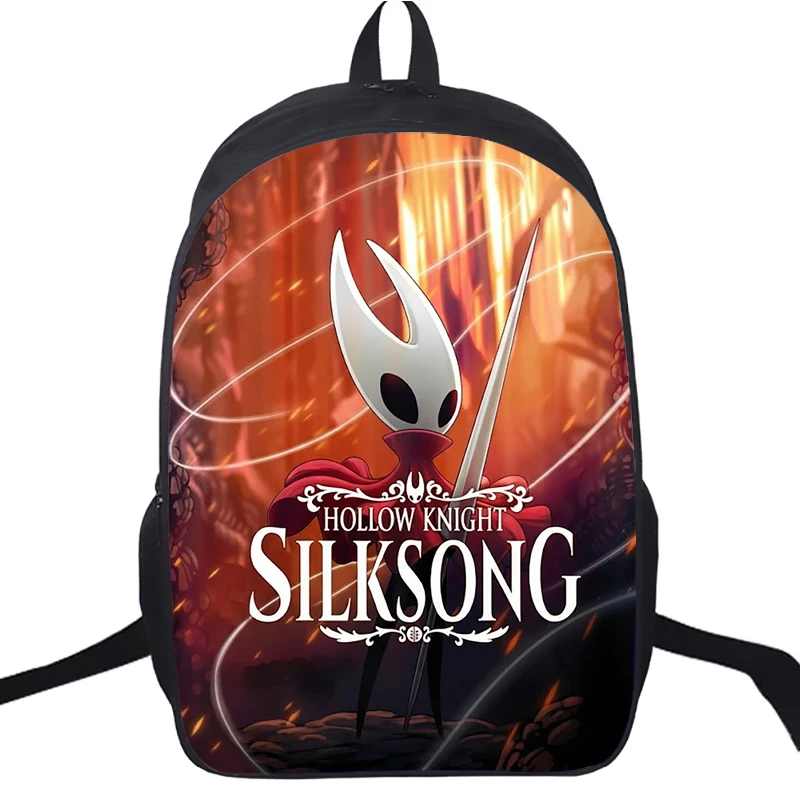 

Game Hollow Knight 2 Silksong Backpack for Teenager Hornet Fridge Magnet Children School Bags Boys Girls Daypack Rucksack Laptop