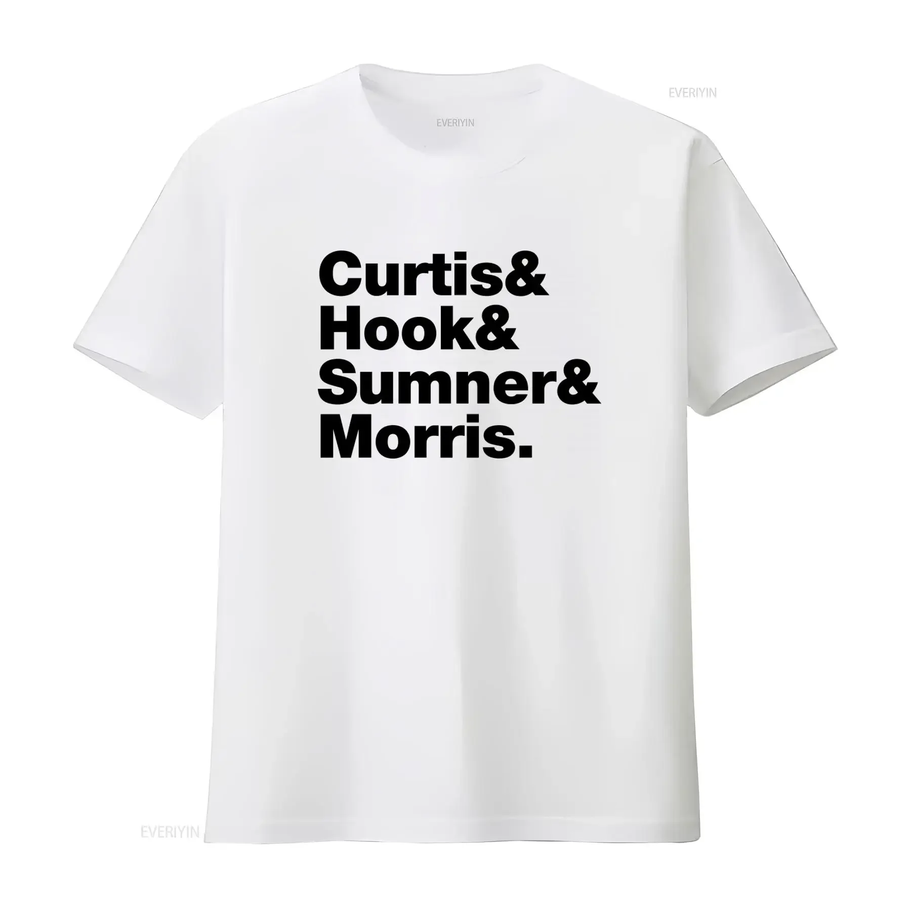 Футболка Joy Division Curtis Hook Sumner Morris для мужчин, с черным текстом Ampersand Helvetica, винтажная, в стиле streetwear, универсальная