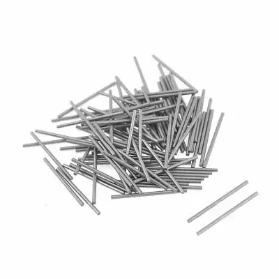 

100 Pcs Stainless Steel 0.8mm x 15.8mm Dowel Pins Fasten Elements