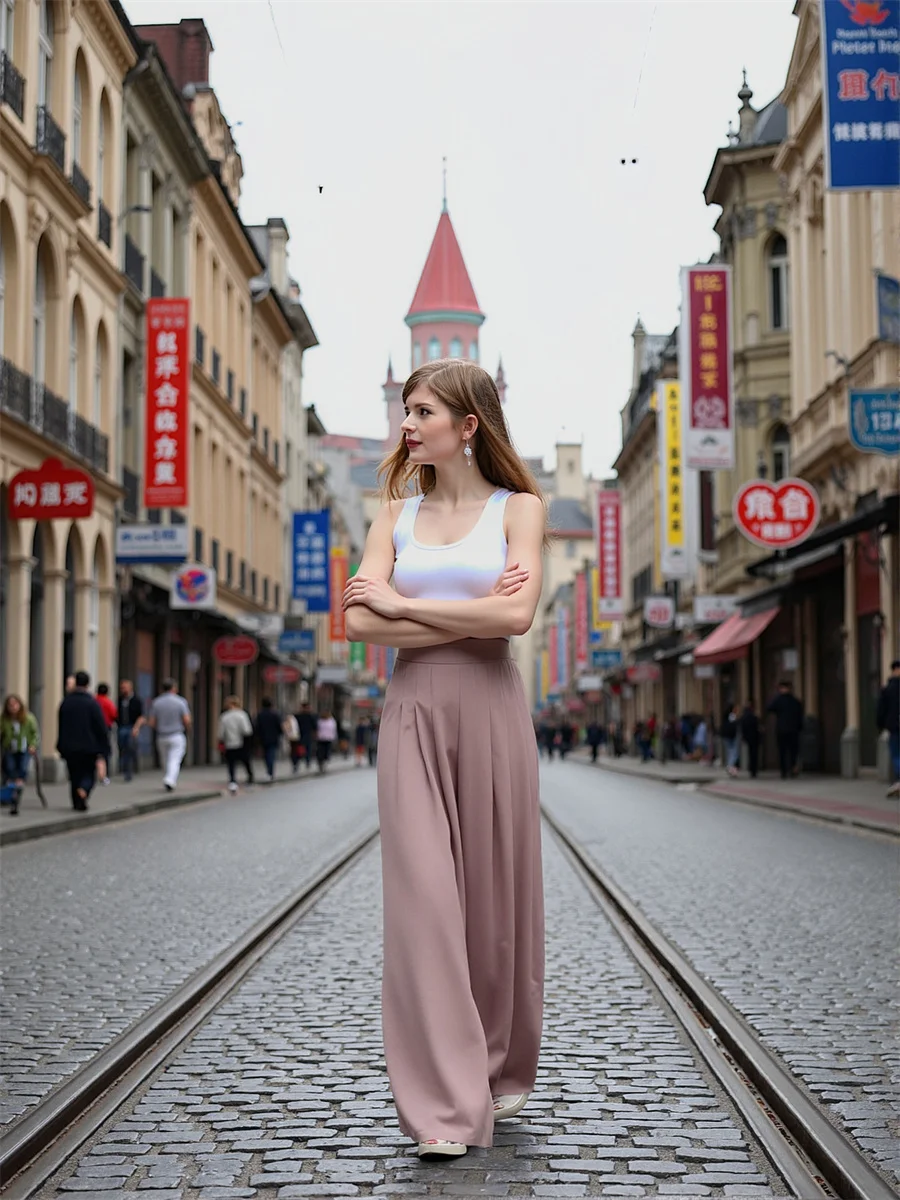 กางเกงผู้หญิงไซส์ใหญ่ สีดำ ทรงสวย กระชับรูปร่าง เหมาะสำหรับทำงานออฟฟิศ ผู้หญิงทำงาน ใส่ทำงาน ใส่ไปทำงาน  แบบเป็นทางการ  แบบมืออาชีพ  สง่างาม เอวสูง