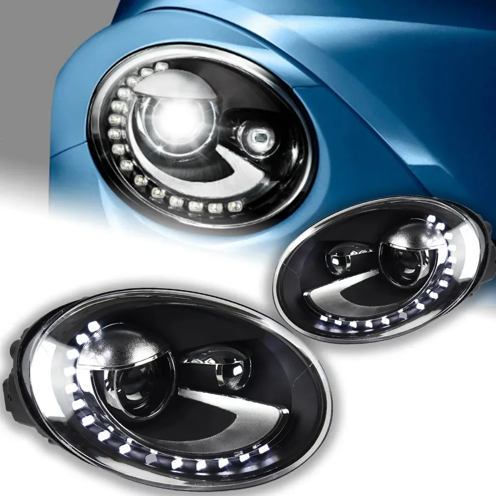 

Car Styling for VW Beetle Headlights 2013-2017 Beetle LED Headlight DRL Hid Head Lamp Bi Xenon Beam Automotive Accessories