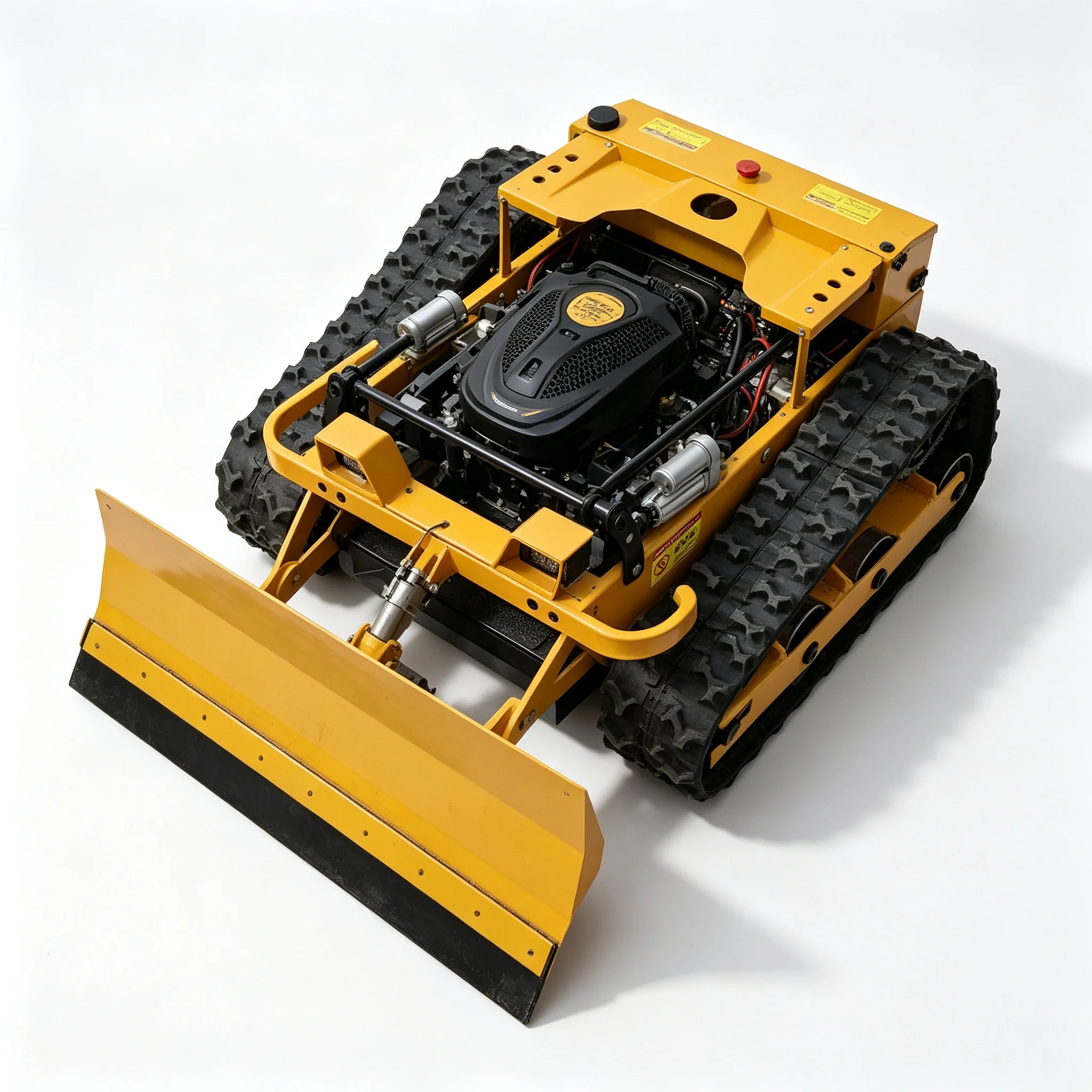 Customized Smart Remote Controlled Crawler Lawn Mower for Hillside Orchard Farm Weed Cutting and Landscaping view 5
