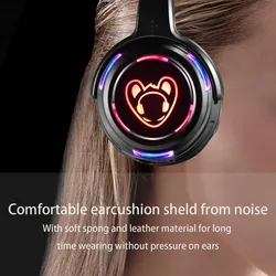 Silent Disco Headphone With LED LOGO Wholesale 500M Control Distance Quiet Party Stereo Headset and 1 Transmitter