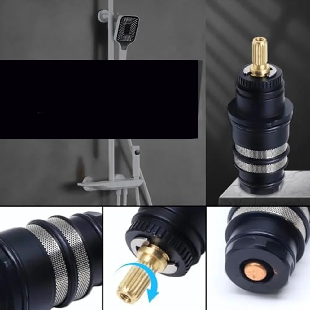 

Термостатический картридж для смесителя душа 98282000, латунный, с защитой от протечек, легко устанавливаемый, запчасти для сантехники