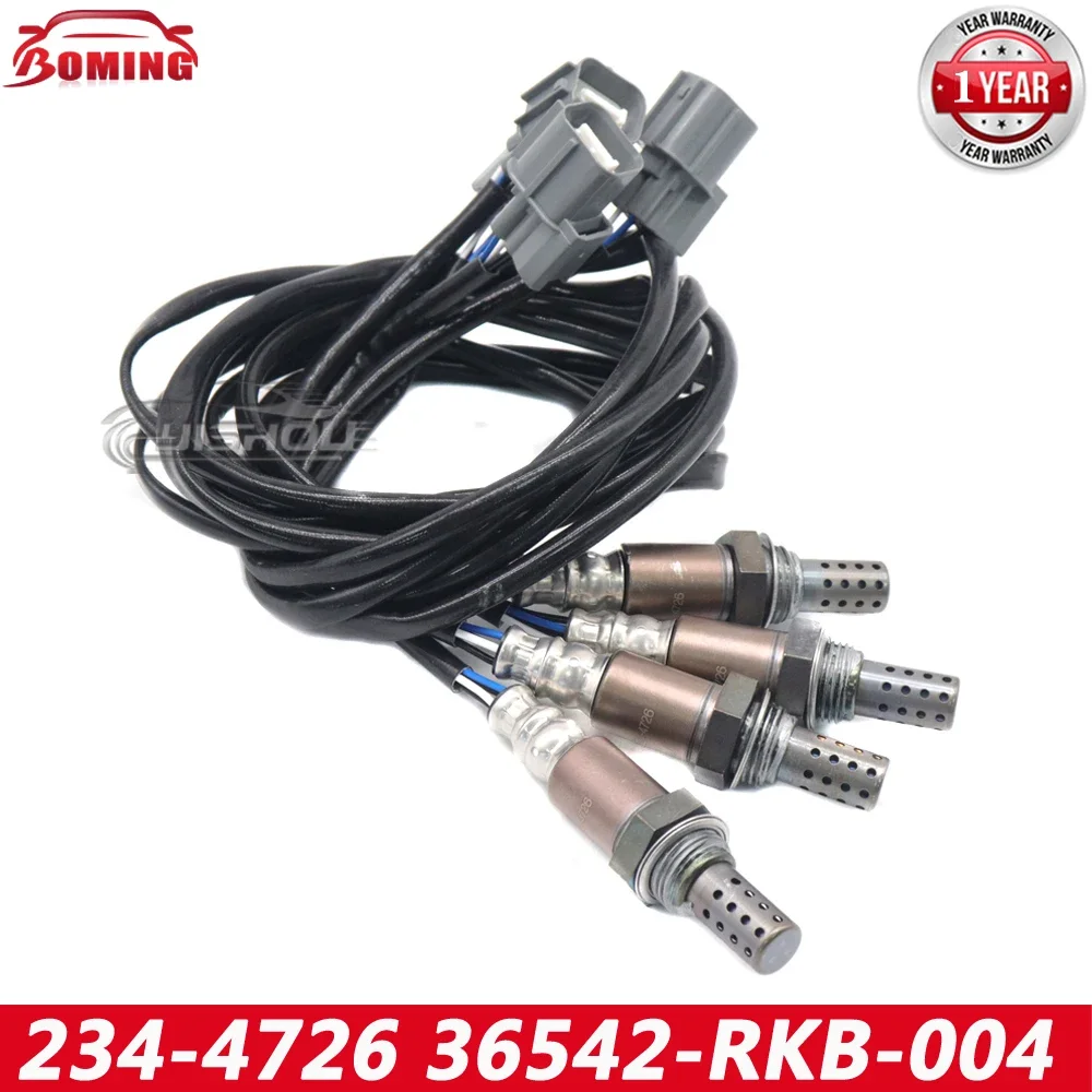 4x 234-4726 36542-RKB-004 NEW Up&Downstream Lambda Oxygen O2 Sensor For Honda Accord Odyssey Pilot 2344726 36542RKB004