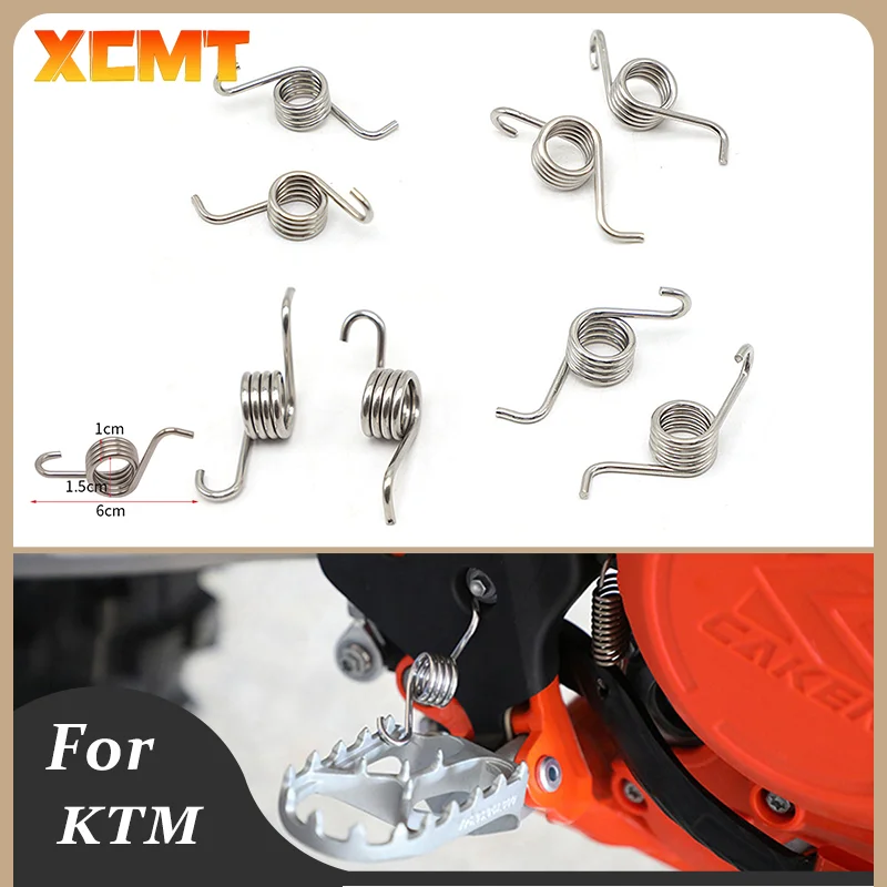 

Motorcycle Footpegs Foot Pegs Footrest Spring For KTM SX SXF EXC EXC XC XCF XCW XCFW 65-530cc 1998-2014 2015 2016 2017 2018 2019