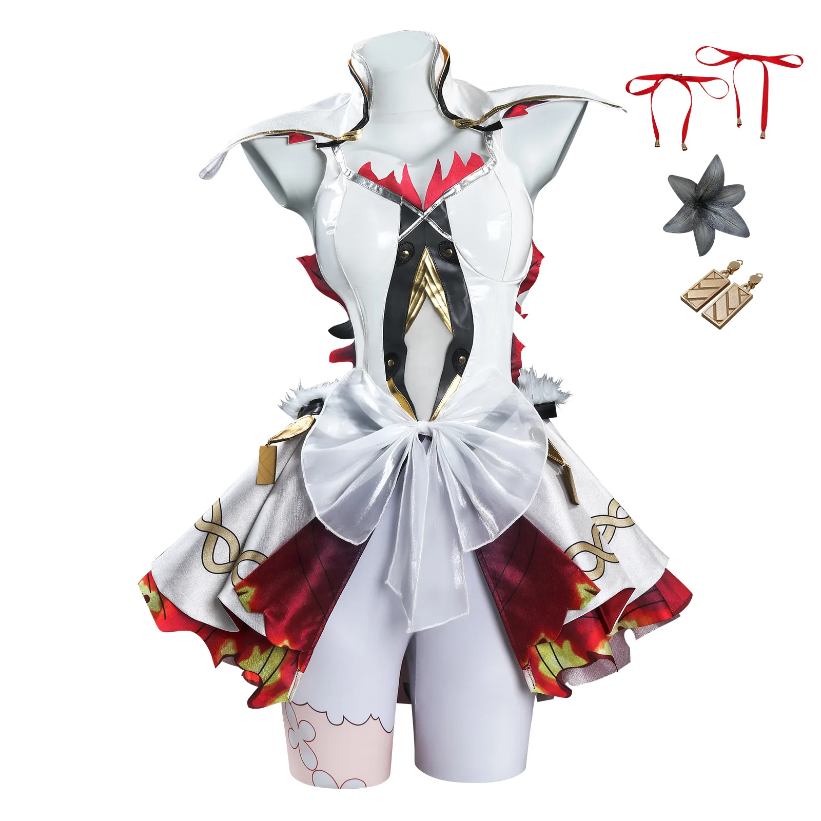 Camellya Cosplay Costume Game Wuthering Waves Chun Sweet Uniform Dress Full Set with Prop Halloween Party Role Play Cloth XXXL