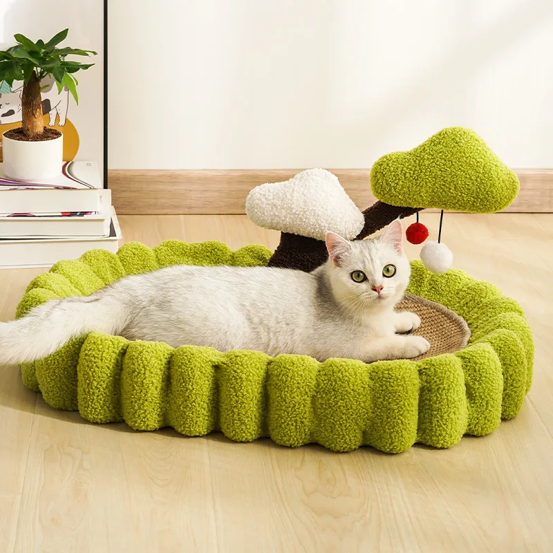 

Cat Toy Sisal Cat Scratch Board Nest Is Scratch Resistant Wear-resistant Does Not Shed Debris. Protects Furniture Large Cushion