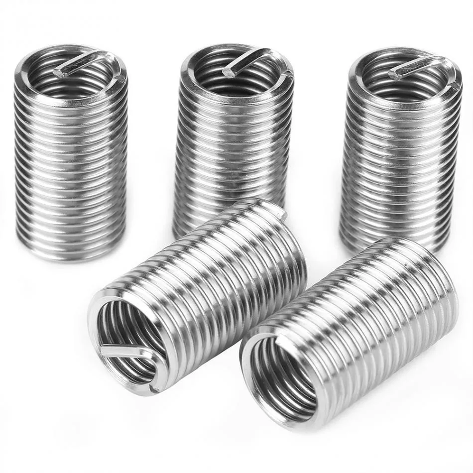 20Pcs Boxed Thread Repair Inserts, 304 Stainless Steel Wire Thread Inserts Thread Repair Sleeves Assortment Kit