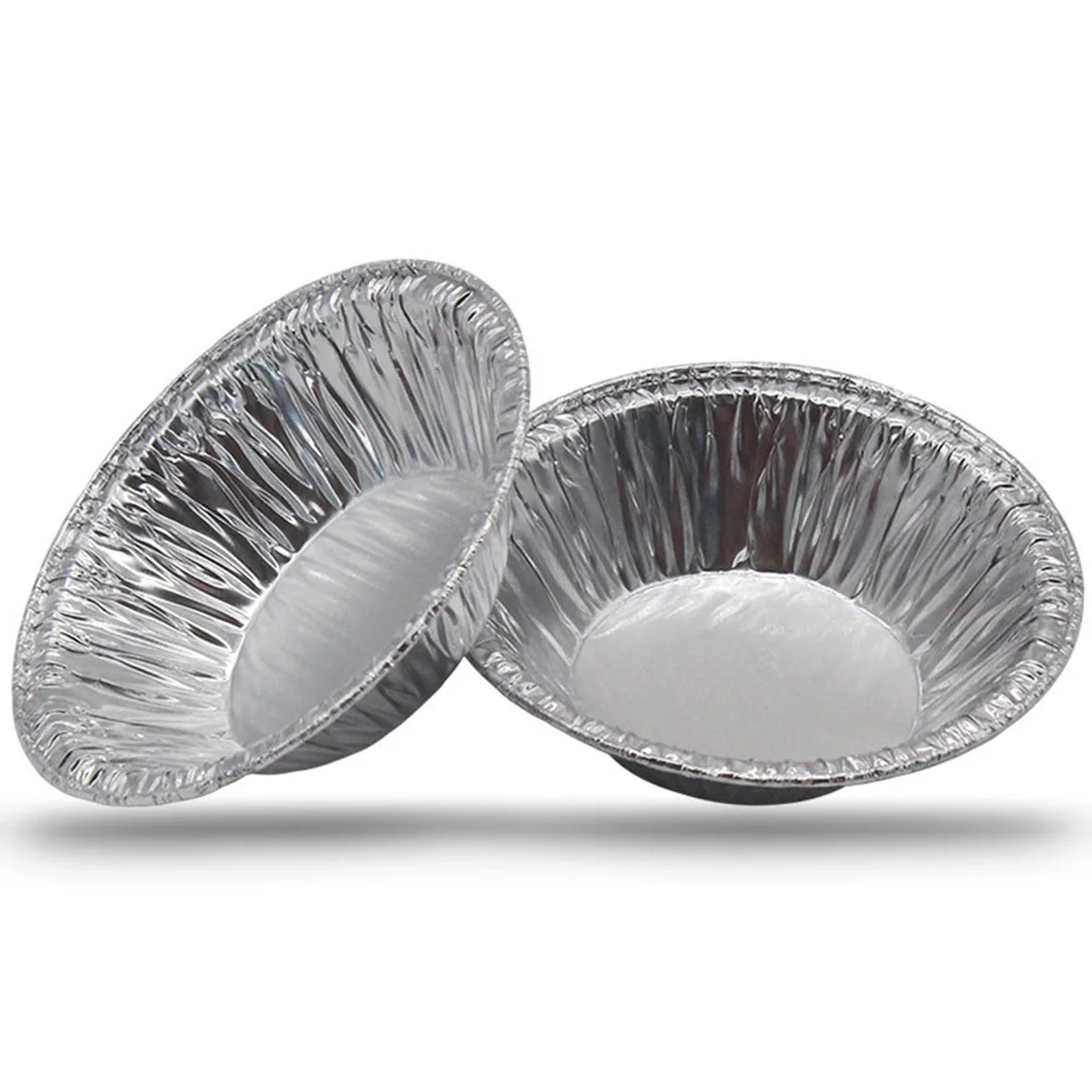 250PCS Disposable Aluminum Foil Cups Muffin Cupcake Tin Mold Round Egg Tart Molds Baking Tool disposable foil cups