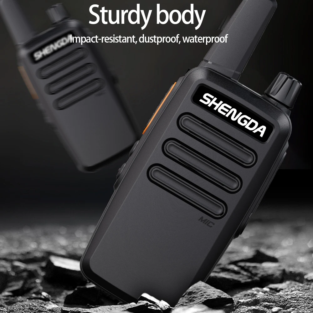 SD-T62 Mini Walkie-Talkie 5W power output One-key frequency pairing 400-520MHz Large-capacity battery Easy to carry