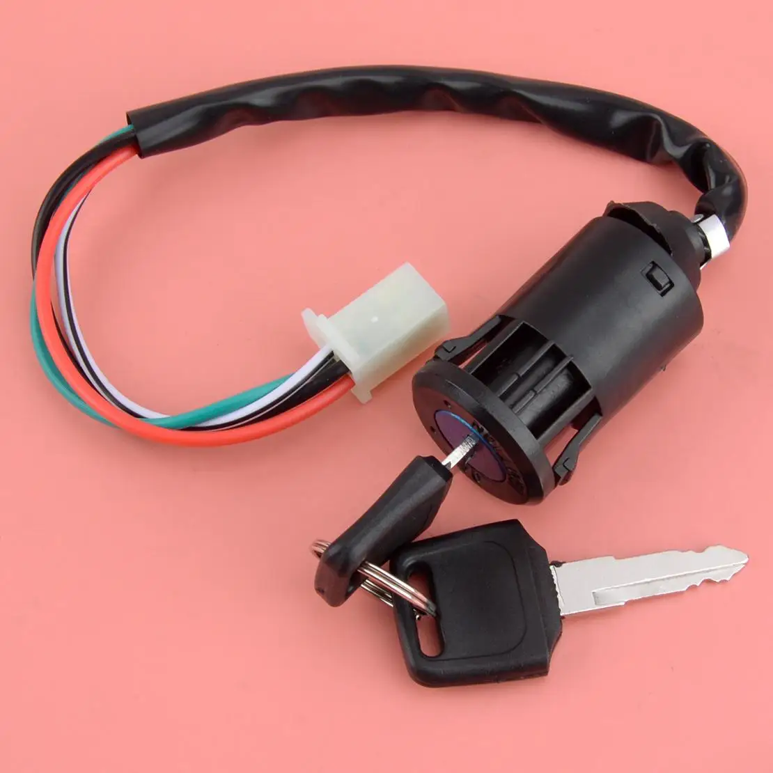 Motorcycle 4 Wire Ignition Switch Key Universal For 50cc 70cc 90cc 110cc 150cc 250cc Dirt Bike Pocket Bike ATV