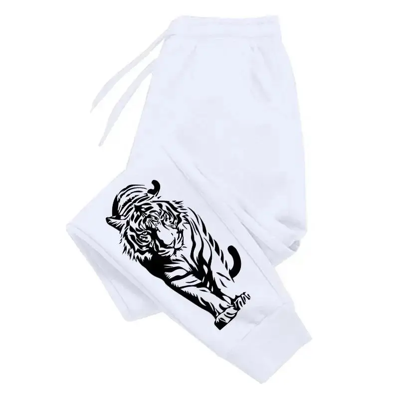 

Hot Sale Men's Sweatpants High Quality All Season Daily Casual Sports Jogger Pants Gym Male Tiger Printed Trousers Clothes Men's