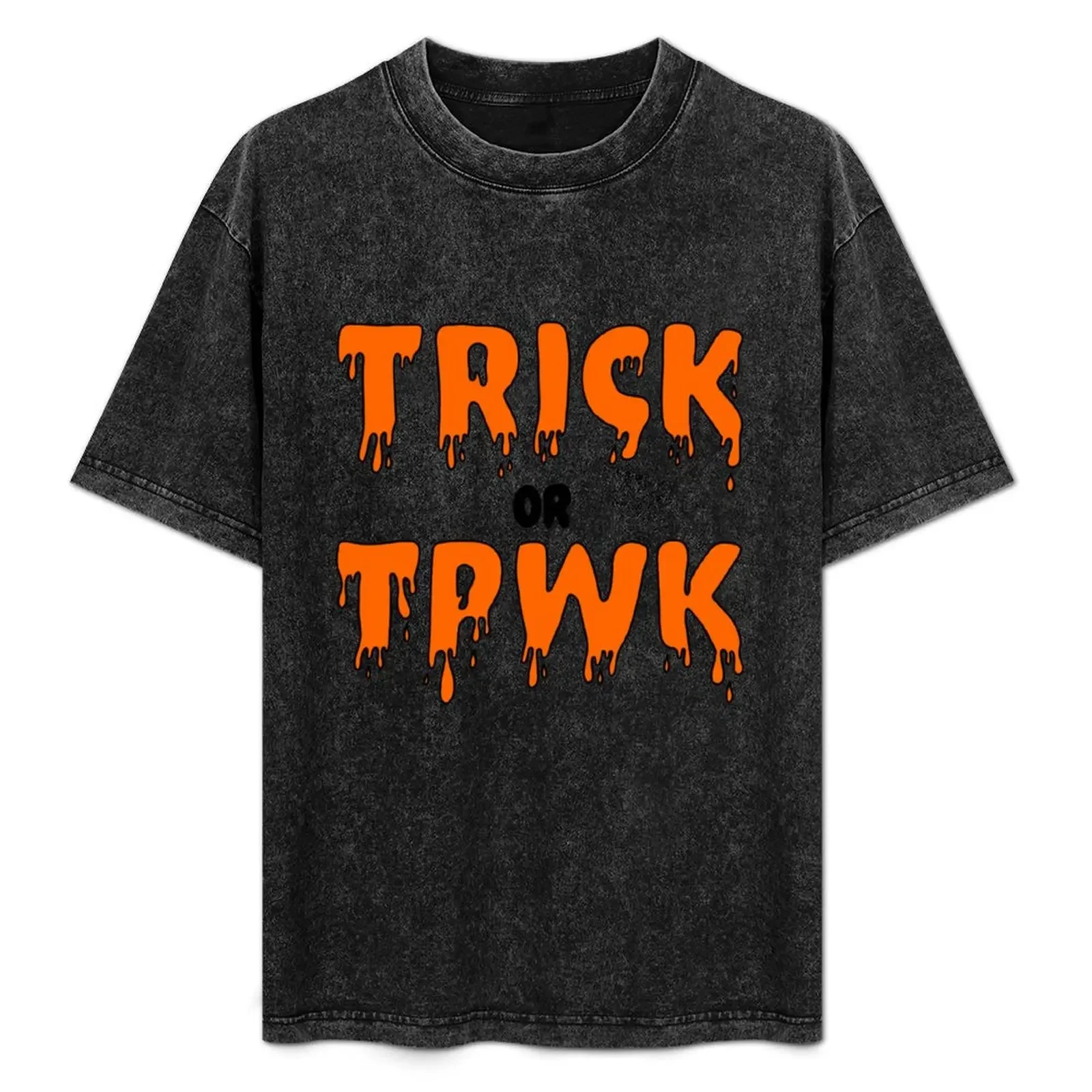 

Copy of TRICK OR TPWK ORANGE T-Shirt Basic Lightweight Short Sleeve Tee