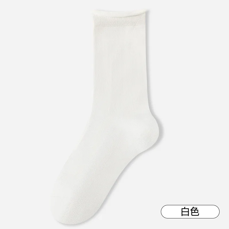 جوارب Ankola Red للنساء، جوارب قطنية بحافة ملفوفة ومزيلة للعرق ومضادة للبكتيريا، مرونة جيدة، مضادة للبيلينغ