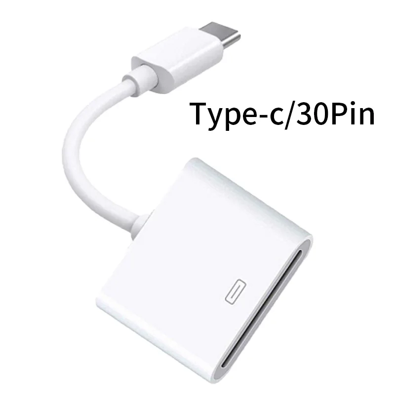 

for Apple's 30pin Female to USB 3.1 Type-C USB-C Sync Data Charging Adapter Cable Cell Phone OTG Adapters USB Cables Accessories