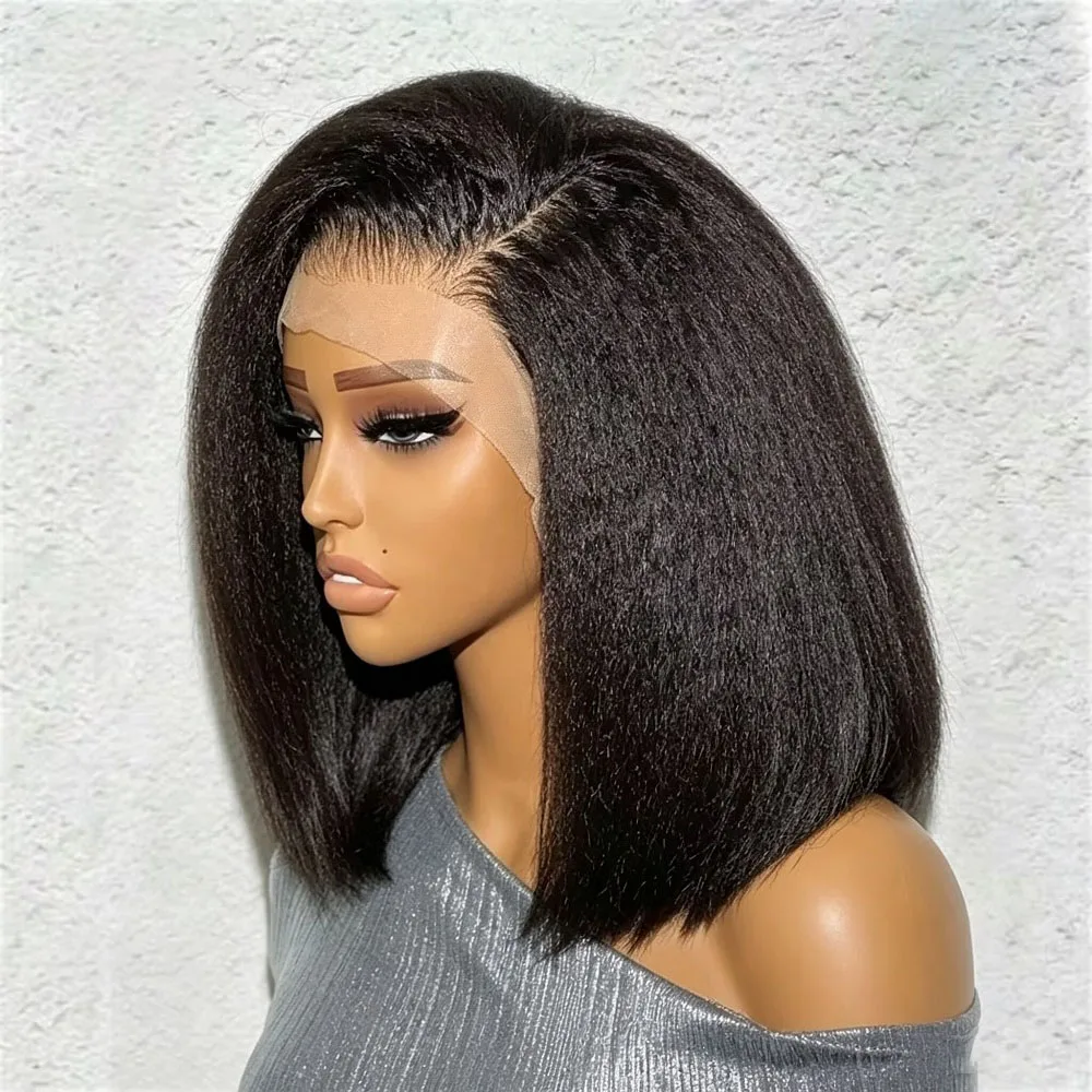 soft-natural-180density-black-glueless-18inch-long-preplucked-yaki-kinky-straight-lace-front-wig-for-women-with-baby-hair-daily