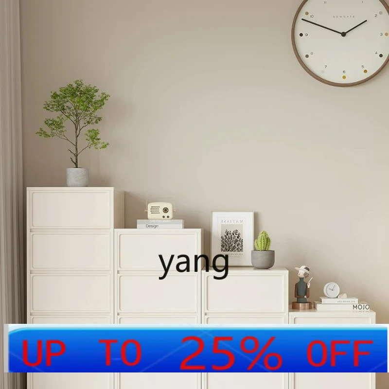 

LH Cream Style Solid Wood Chest of Drawers Bedroom Simple Modern Storage Cabinet