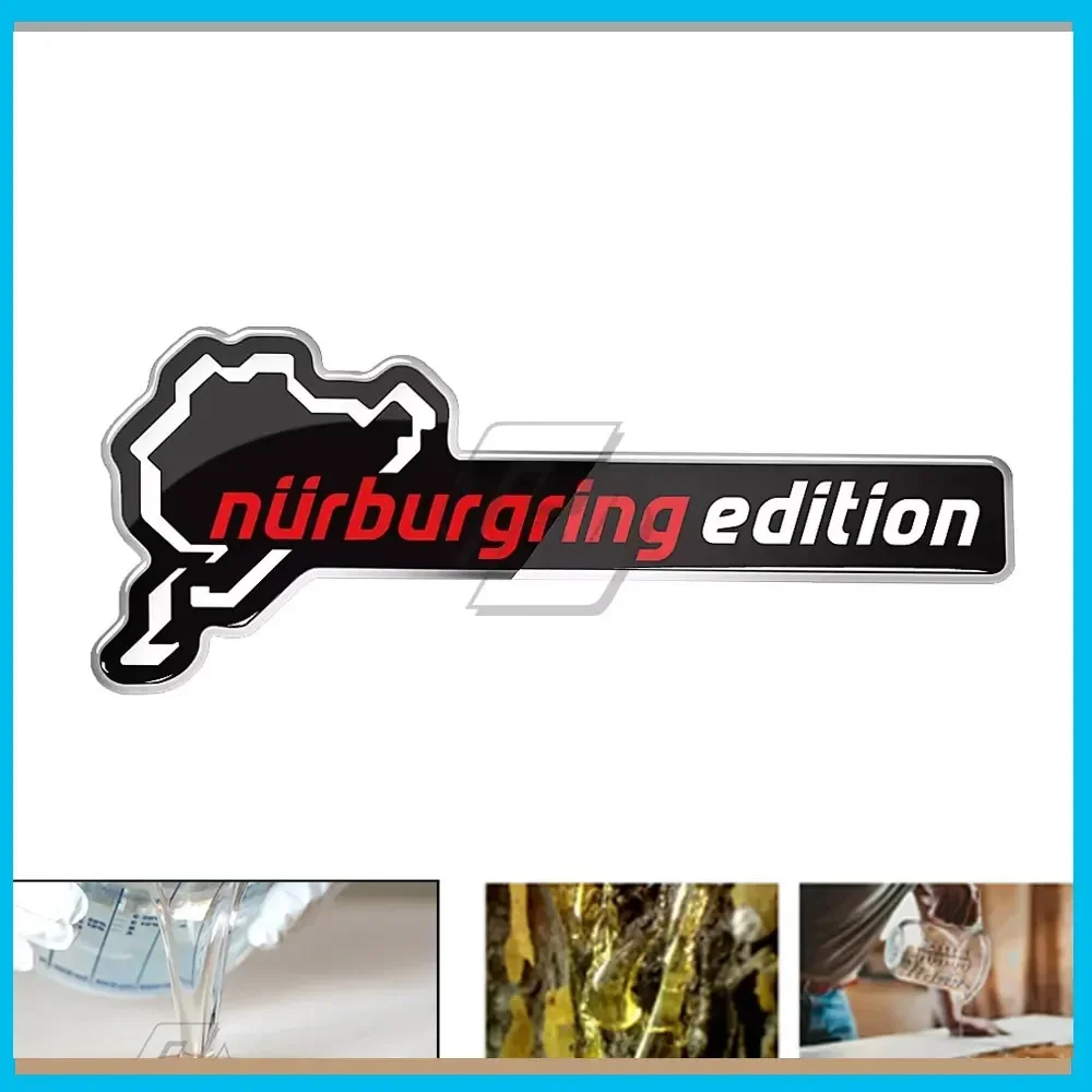 

For BMW R1200GS Adventure F650GS F700GS F800GS 3D Resin Nurburgring Edition Sticker Motorcycle Tank Decal