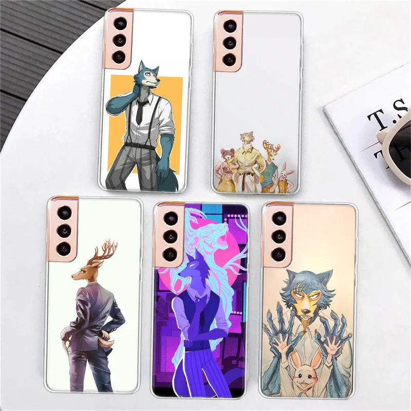 Beastars Legosi Phone Case For Samsung S21 S23 FE S20 Plus Galaxy S24 S22 Ultra Capa S10 S10E S9 S8 S7 Edge Cover TPU Fundas Sof