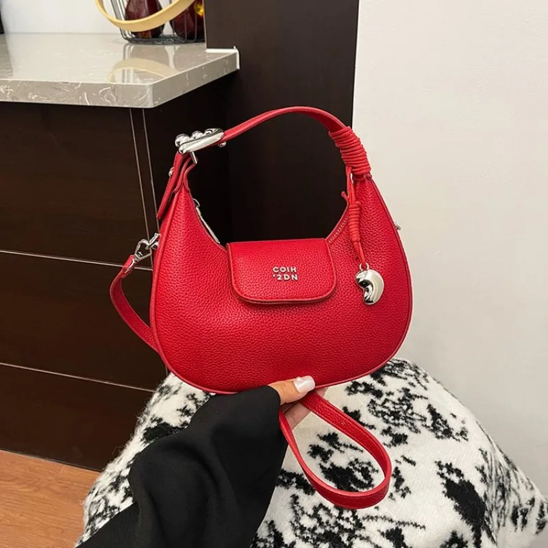 여성용 학생 가방 캠퍼스 스타일 크로스 바디 백 언더암 숄더 백 캐주얼 패션 필수품