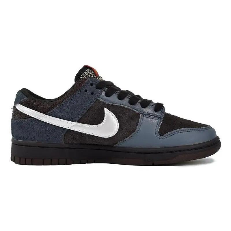 【Customize】Nike Dunk Skateboarding Shoes Unisex Low-top Navy Blue Sneakers shoes FV0395-200