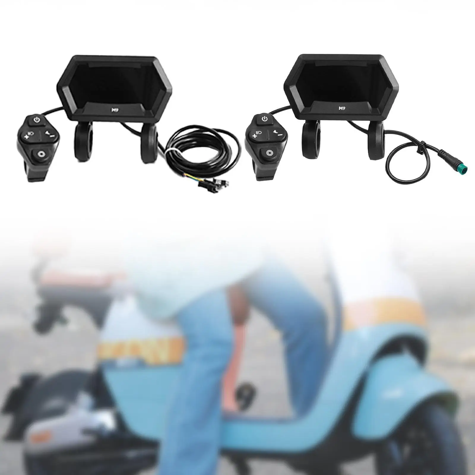 

M9 Electric Bicycle LCD Display Clear Display Sturdy Conversion
