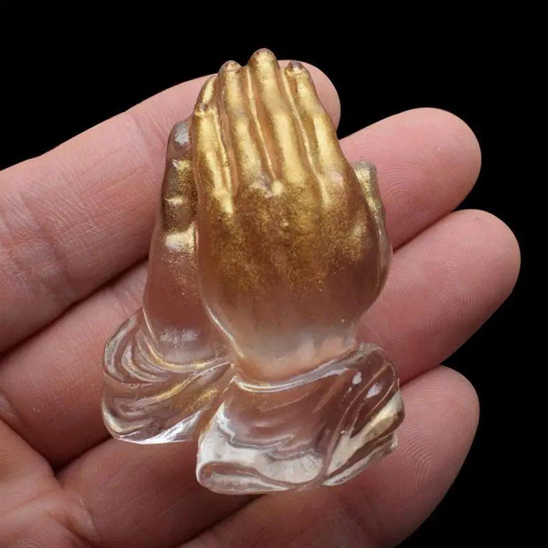 Prayer Hand Mold DIY 3D Buddha Praying Hands Mold Buddha Bead Prayer Hand Mold For Chocolate Soap Jewelry Tools