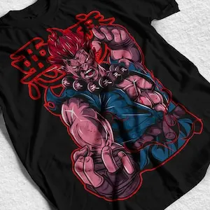 Street Fighter Akuma Shirt, Video game, Anime Clothing