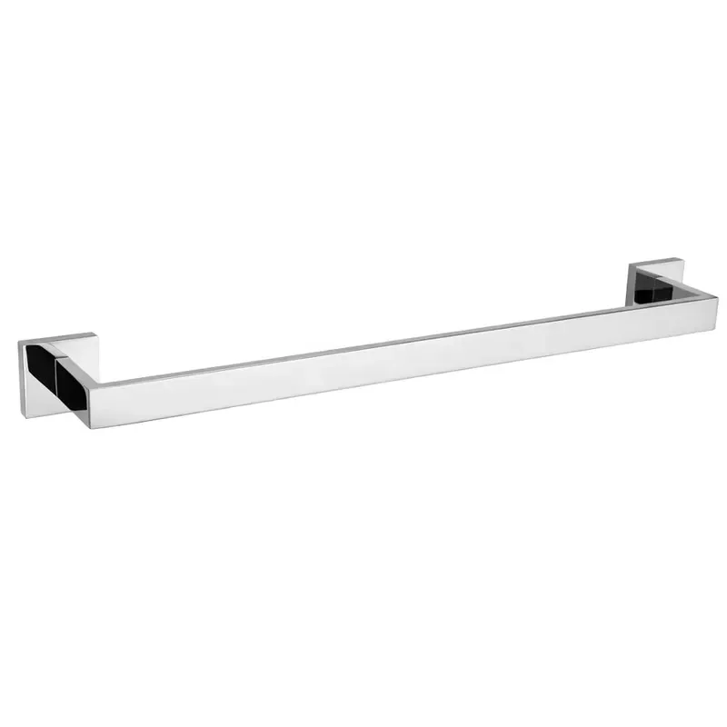 SUS304 Stainless Steel Single Chrome Towel Holder Hanging Rod Over 60cm Modern Bathroom Accessory Durable Wall Mount Rack