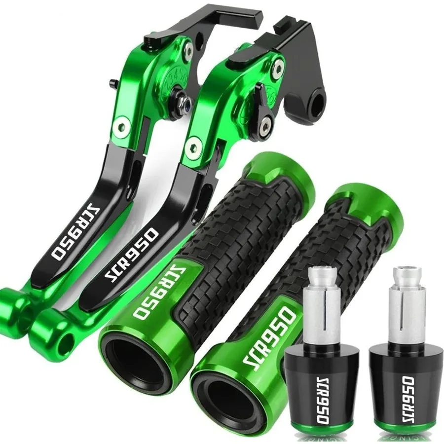 

Adjustable Folding CNC Brake Clutch Levers for Yamaha SCR950 SCR 950 2017 2018 Motorcycle Handlebar Grips Ends with Logo Enhanc