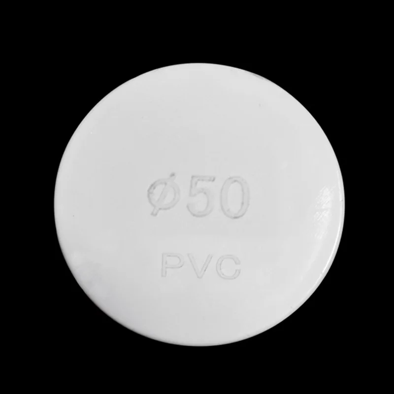 1-10pcs 20/25/32/40/50/60/75/89/110/140/160/165/200/250/315/400mm PVC Pipe Plug Cap Tube Cover White Drainage Pipe protect cover