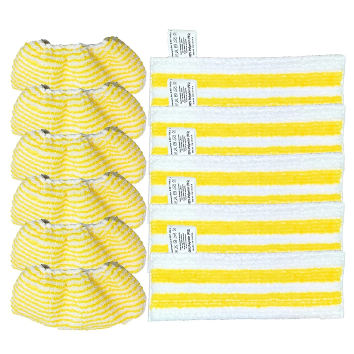 11 قطعة غطاء ملابس ممسحة البخار لـ Karcher Easyfix SC2 SC3 SC4 SC5 أجزاء المكنسة الكهربائية المحمولة وسادة ممسحة من الألياف الدقيقة