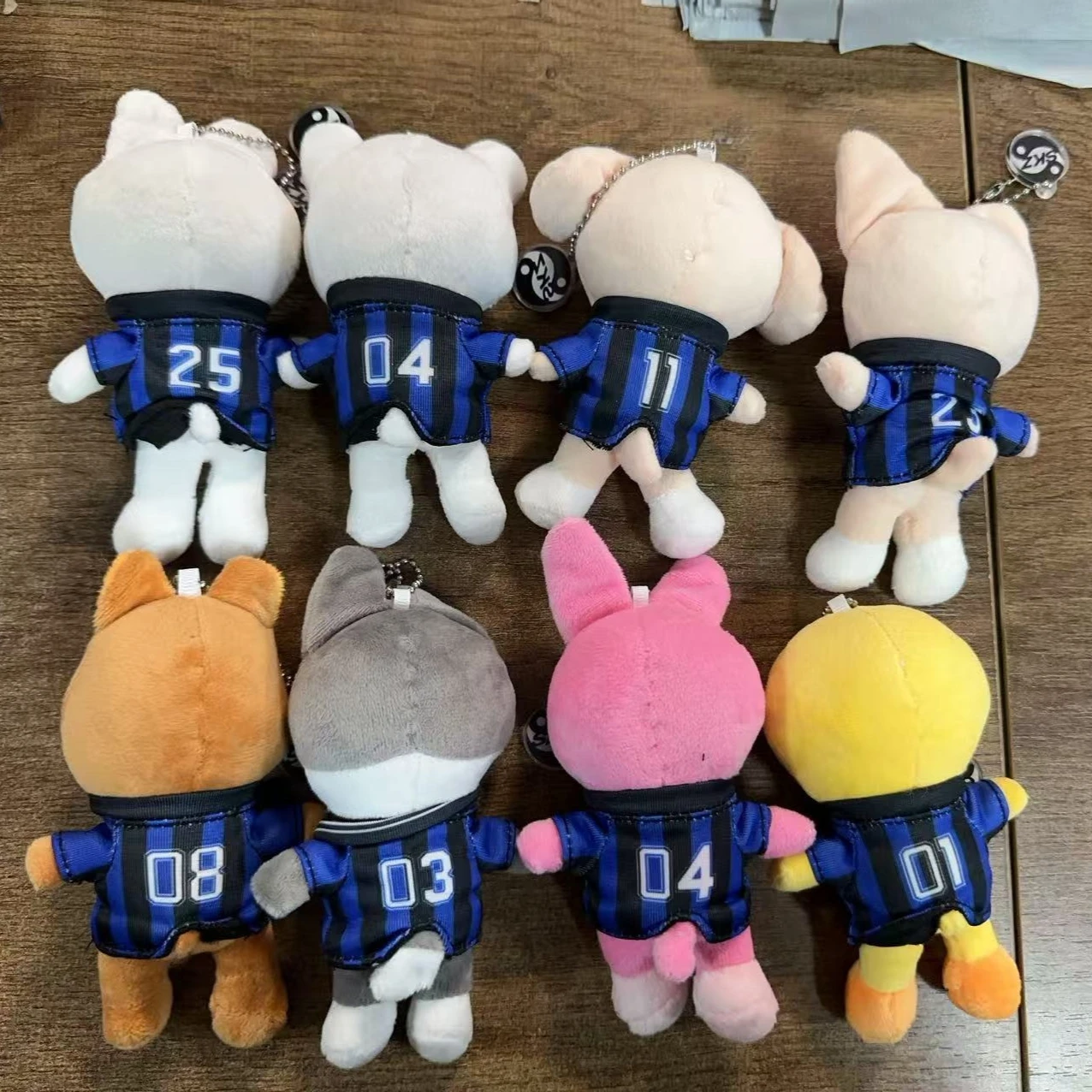 Image of Wanderndes Tier Schlüsselanhänger Plüsch Anime-Tierfigur Plüschpuppen-Anhänger Geburtstagsgeschenk FAN-Plüschtier Dekoration