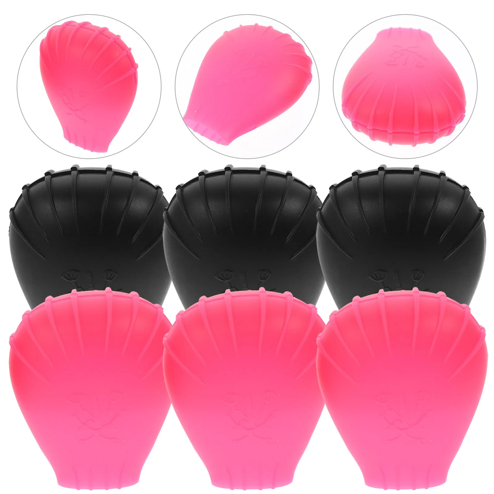 

6Pcs Makeup Brush Covers Reusable Silicone Protective Sleeve Brush Storage Cover Makeup Storage Covers