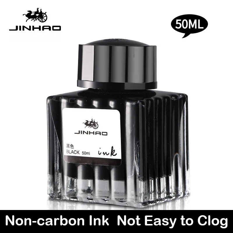 jinhao cartucho de tinta sem carbono refil de garrafa de vidro papelaria e material escolar 30 ml 50ml 01